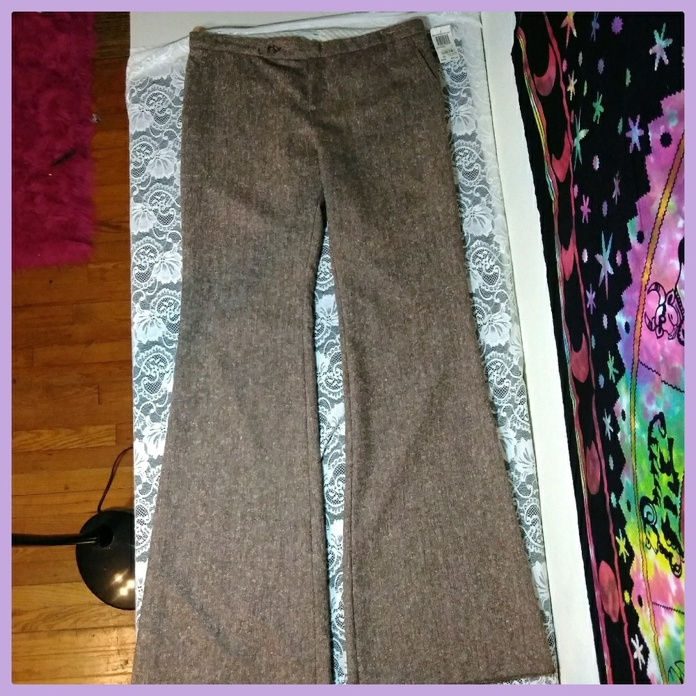 **NWT** Raven Wool Blend "Hipster" Trousers